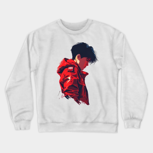 Akira Unleashed: Cyberpunk Masterpiece, Psychic Power Saga, and Fan Art Fusion Crewneck Sweatshirt by insaneLEDP